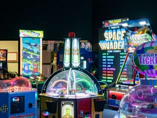 Arcade at Planet Pizza