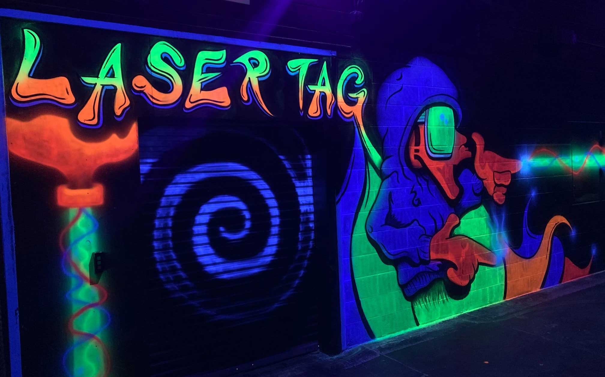 Laser Tag at Planet Pizza